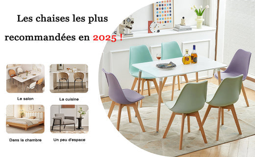 Les meilleures chaises de 2025 pour tous les styles