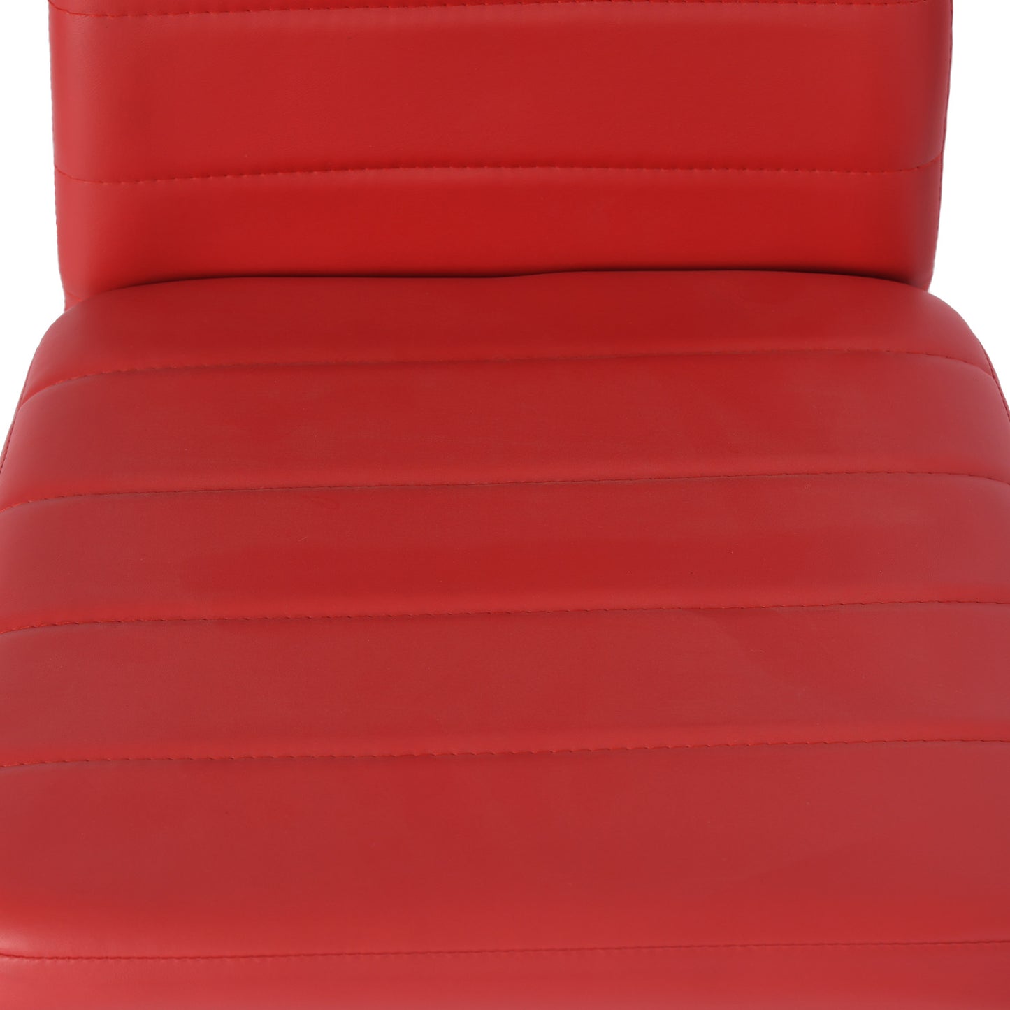 Chaises de Salle à Manger Multicolores en PVC - Pieds Noir Mat, 41,5x52x98CM, Lot de 4