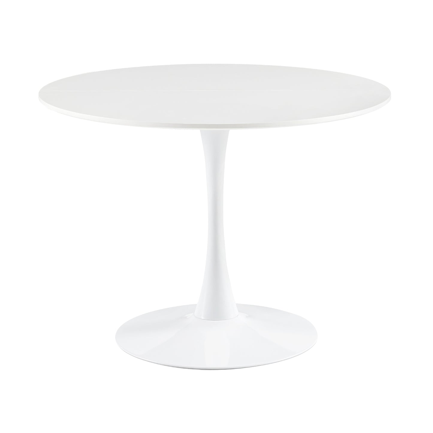 Table à manger à tréteaux TULIP 100 cm - Blanc
