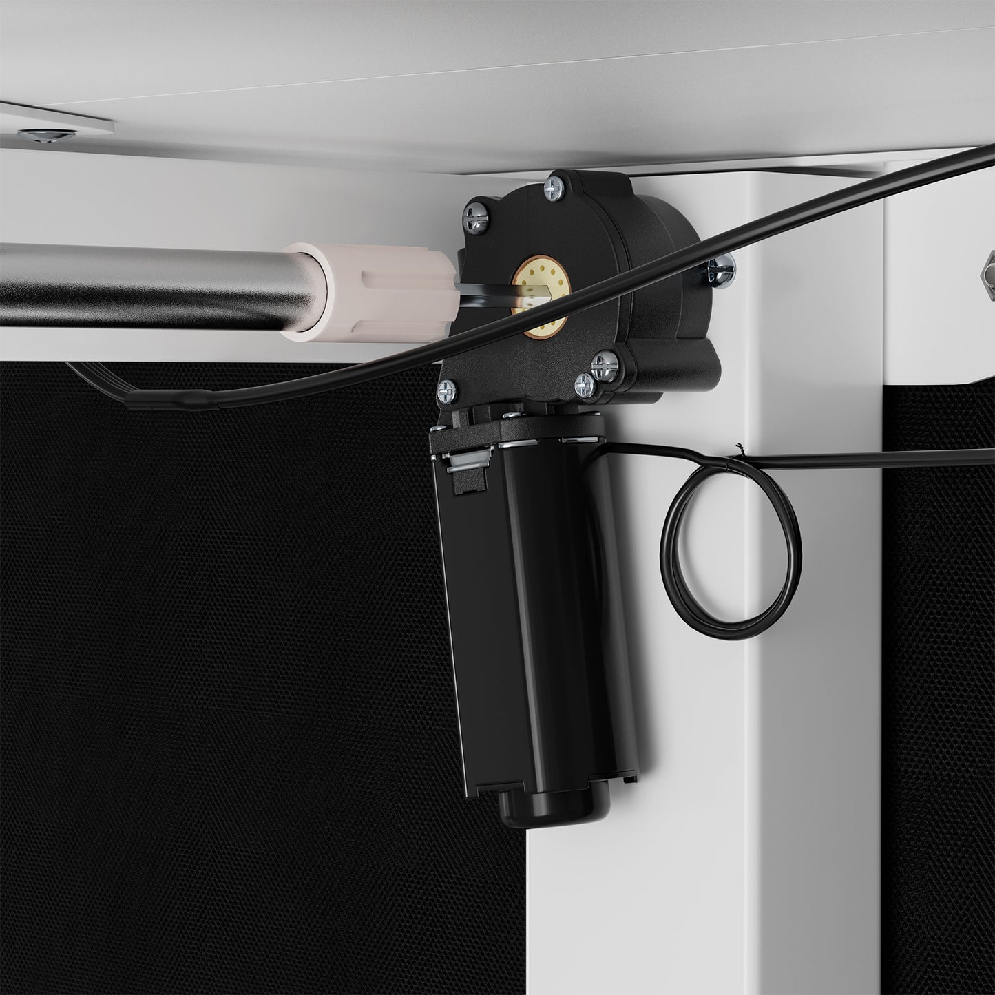 Bureau électrique Réglable en Hauteur 160 x 75 cm, Blanc-DUMONT