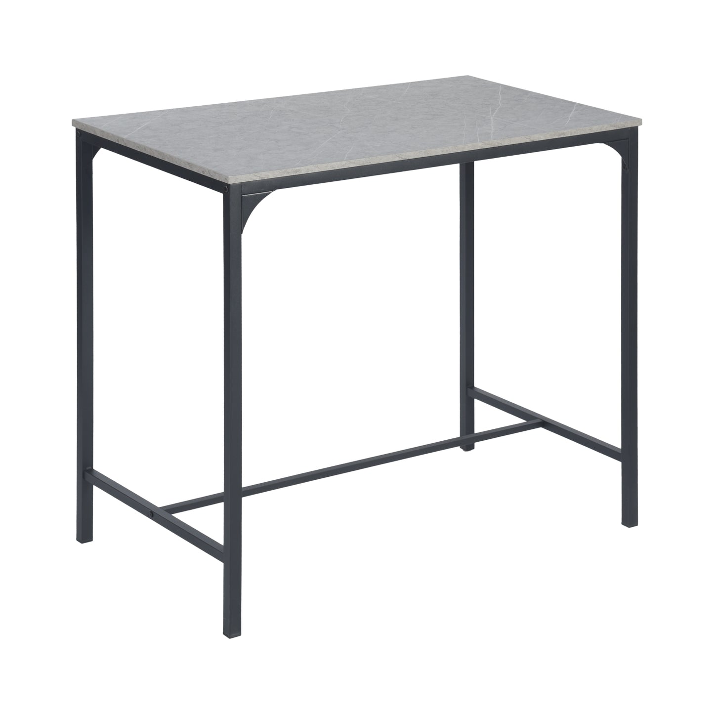 FAIRMAN Ensemble de bar rétro pour 4 personnes - Motif marbre gris