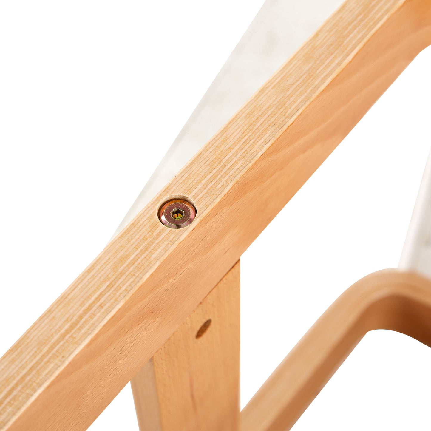 Banc de poirier de yoga, chaise d'inversion de yoga pour le renforcement du noyau - Blanc/Noir