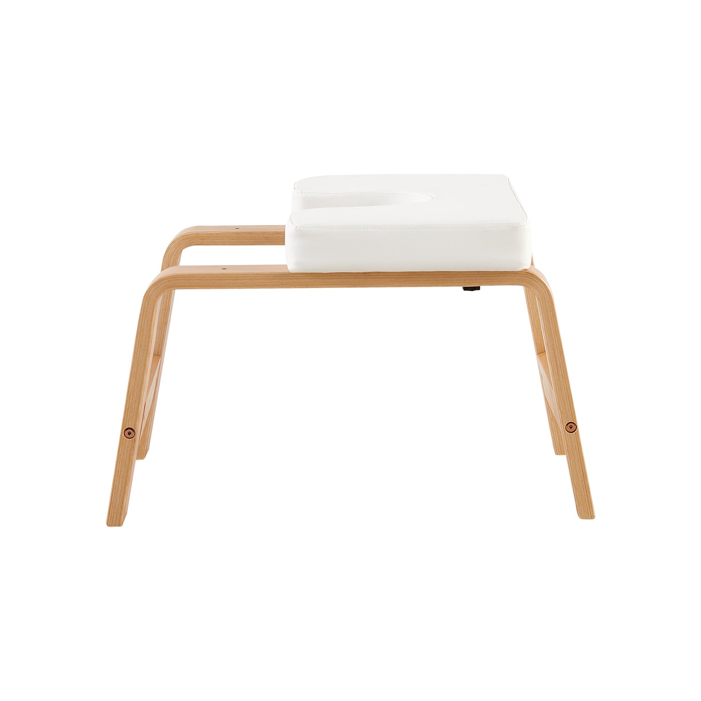 Banc de poirier de yoga, chaise d'inversion de yoga pour le renforcement du noyau - Blanc/Noir