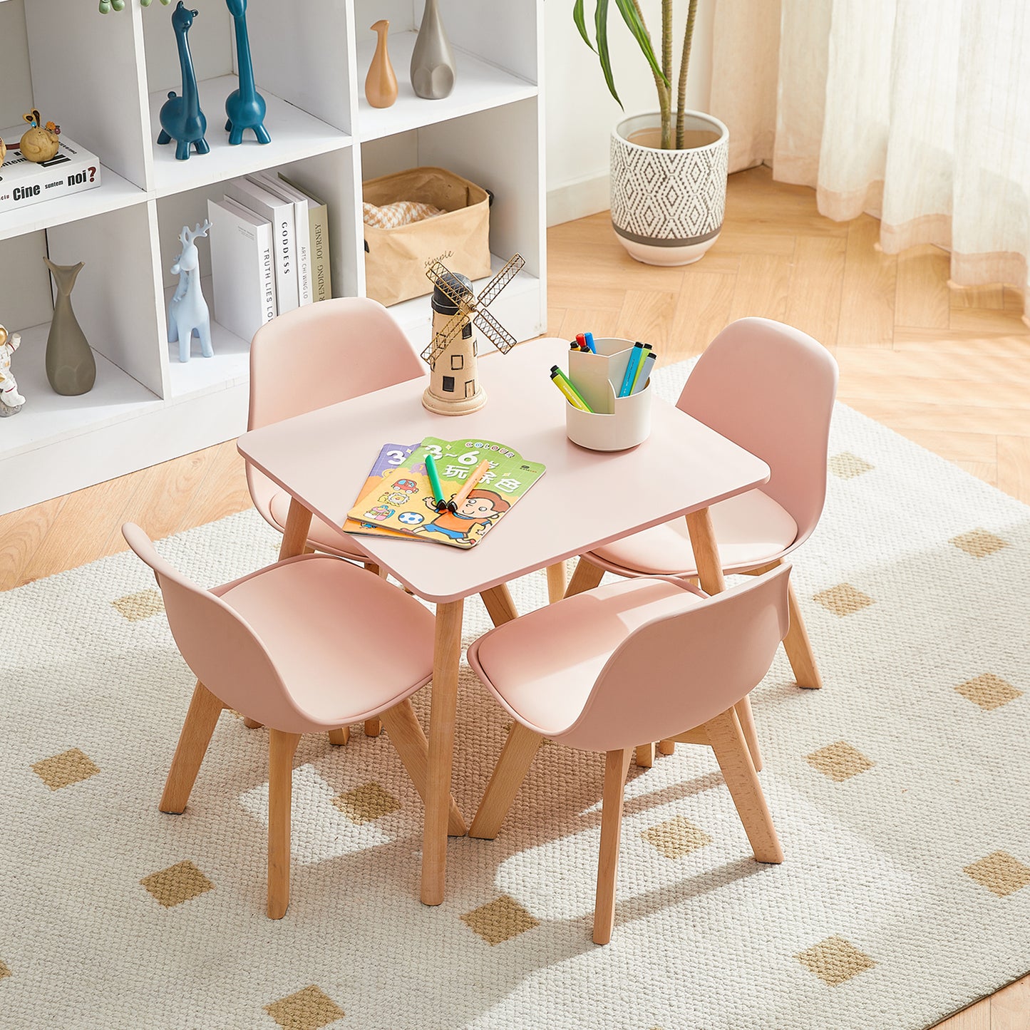 AUBURN Les tables et chaises pour enfants conviennent aux enfants âgés de 3 à 5 ans