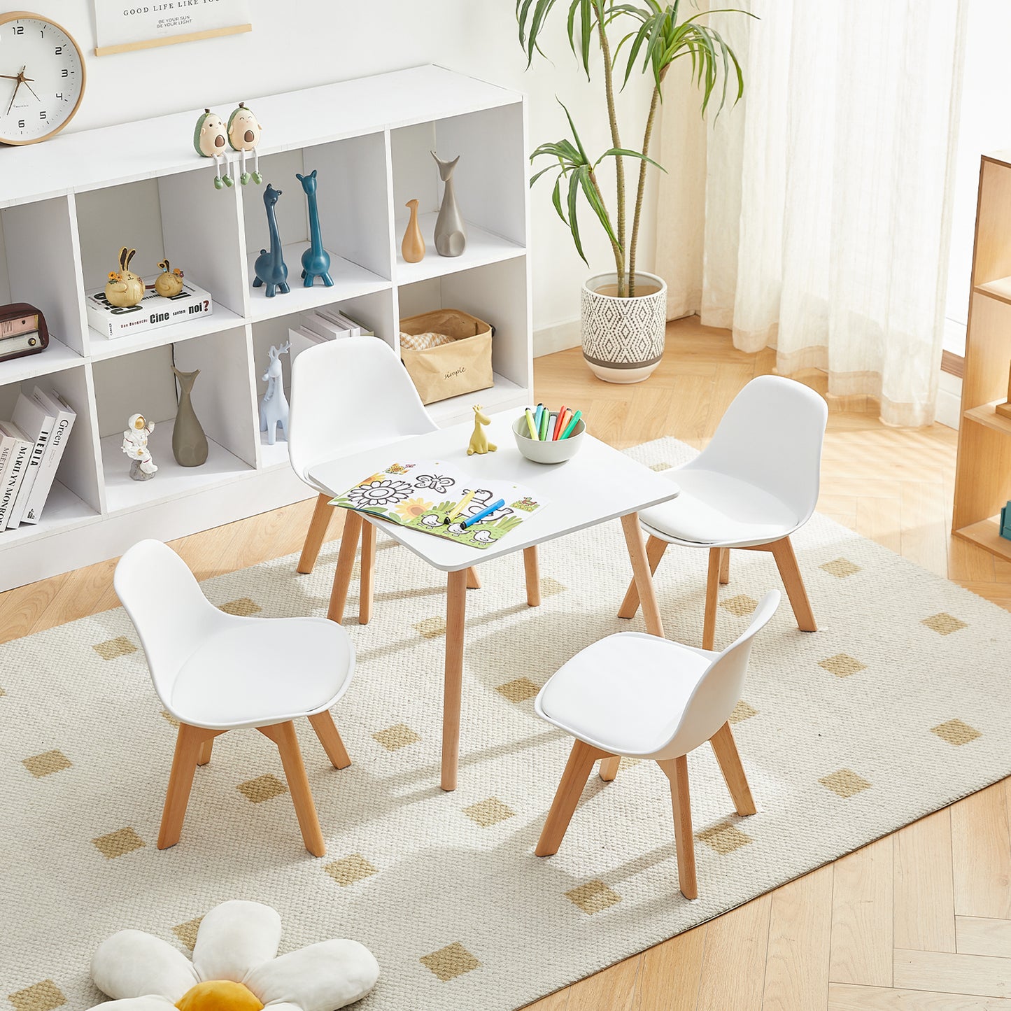 AUBURN Les tables et chaises pour enfants conviennent aux enfants âgés de 3 à 5 ans