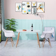 DAW Chaise de Salle à Manger - Blanc