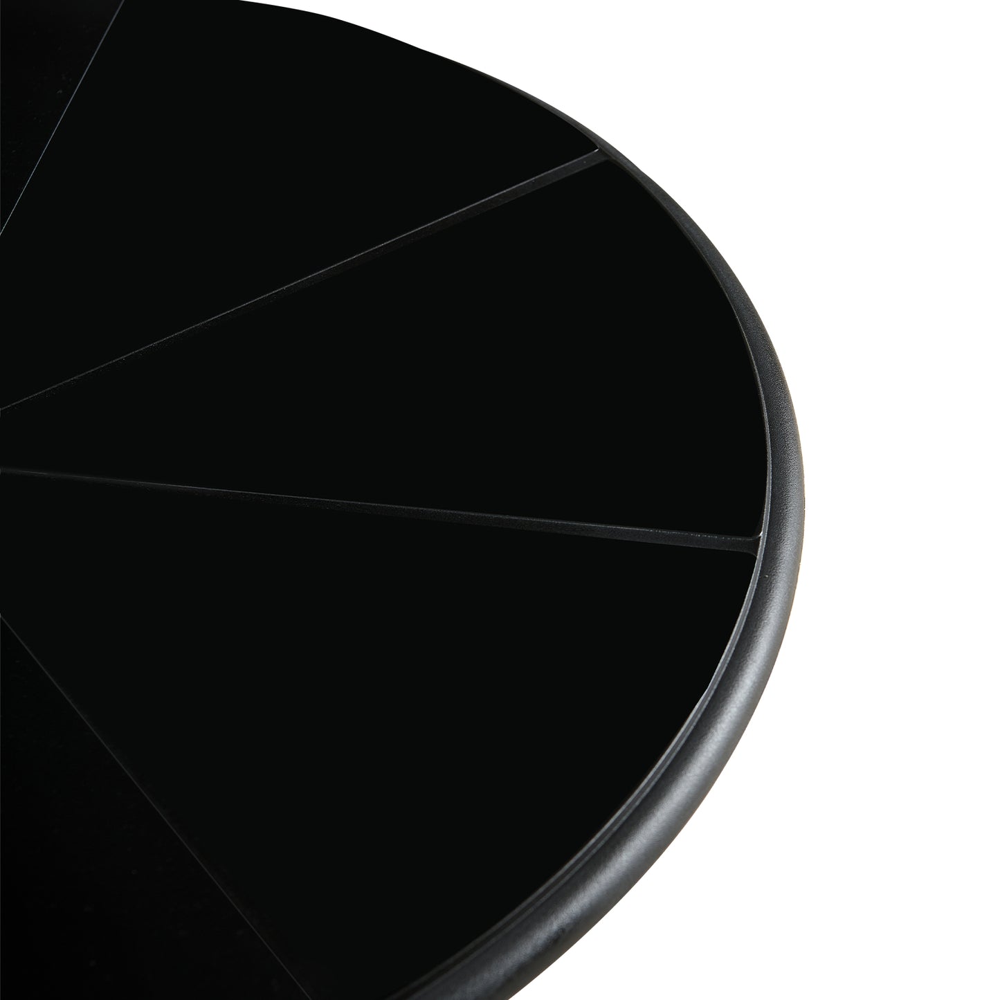 Table de cocktail moderne haute 75 cm, noire