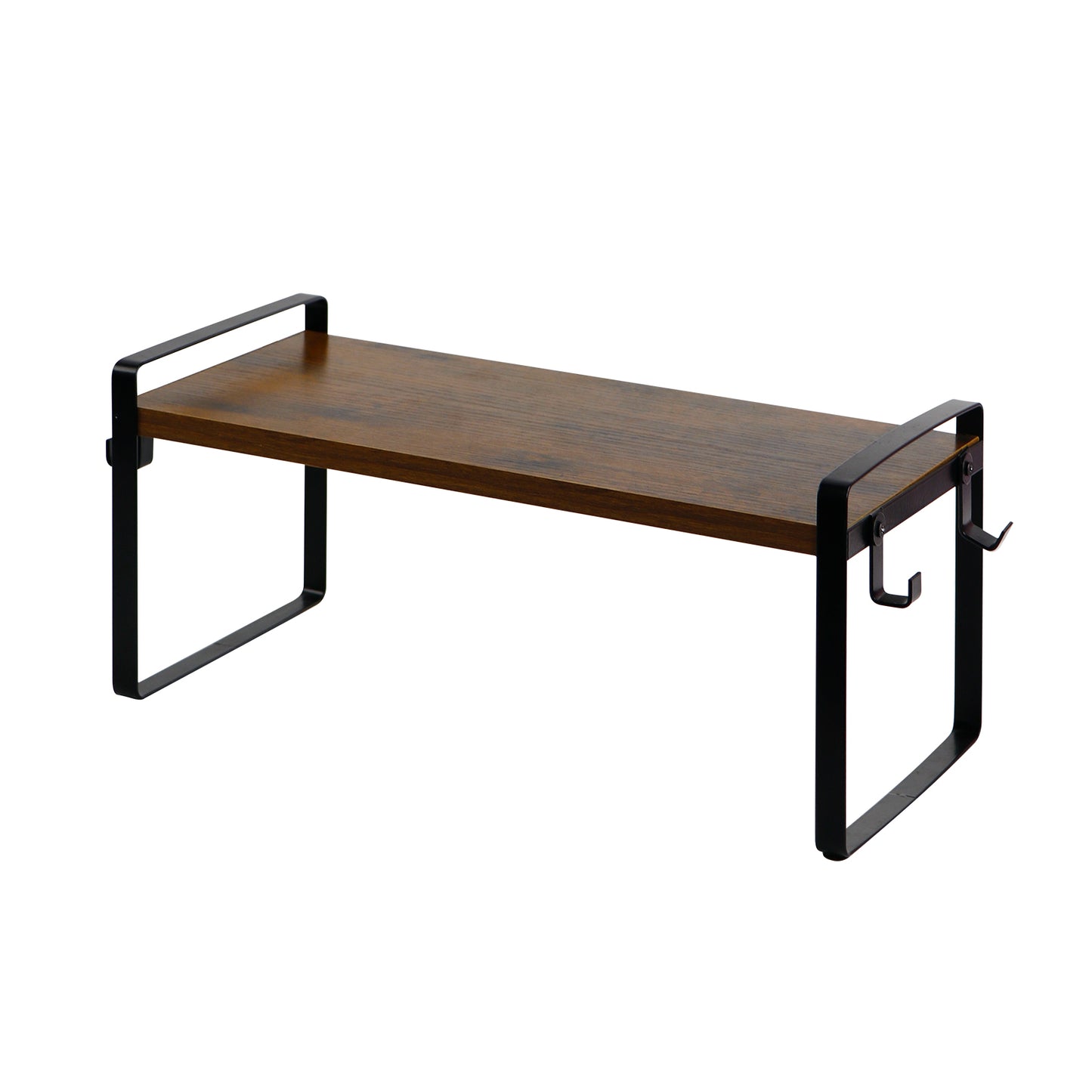 PONCE Étagère de rangement empilable pour cuisine, gain de place, 1/3/5 pièces - Feu/Bois/Blanc