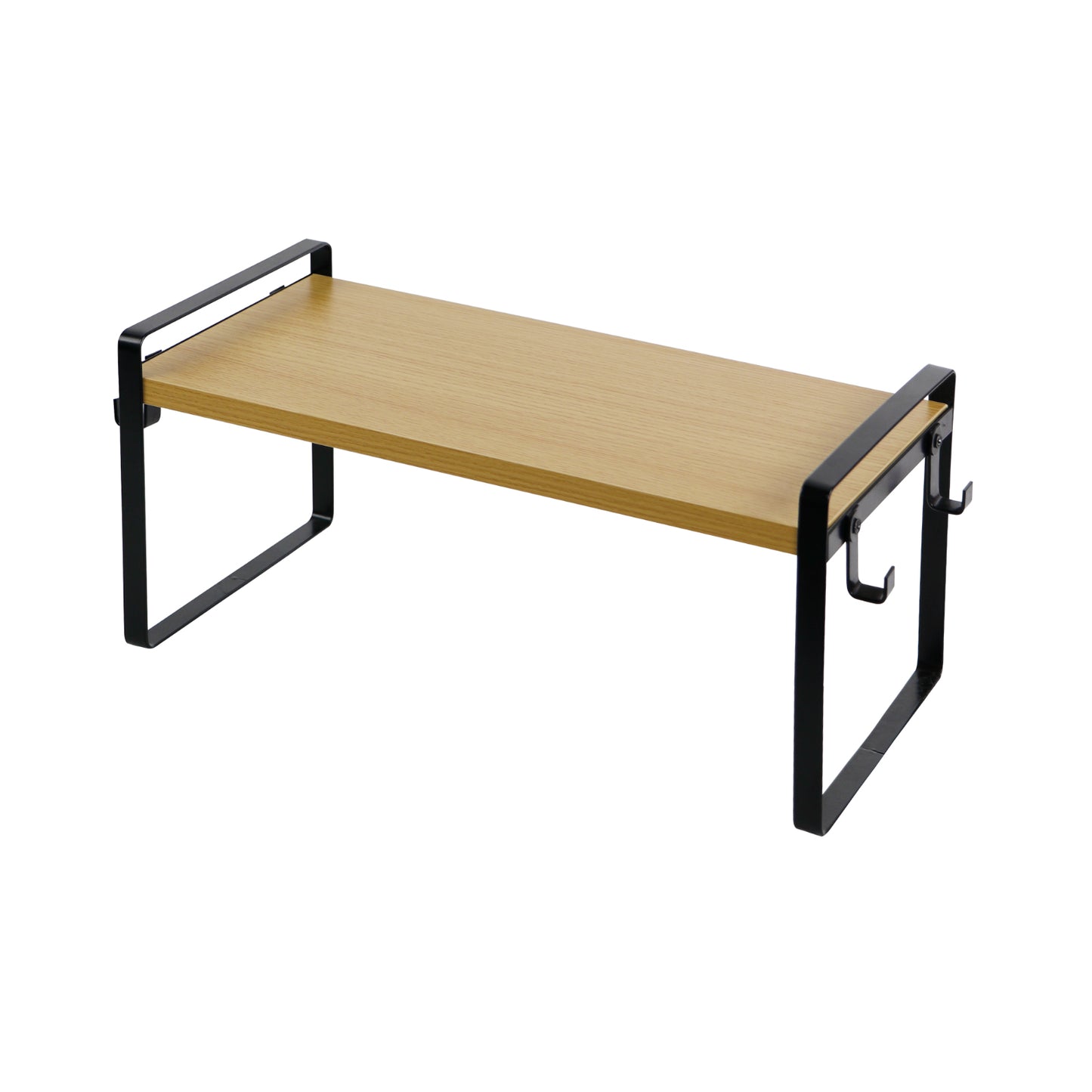 PONCE Étagère de rangement empilable pour cuisine, gain de place, 1/3/5 pièces - Feu/Bois/Blanc