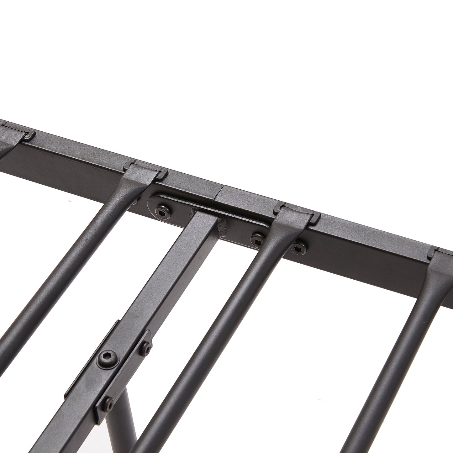 PRIMO Lit Simple en Métal - Noir Lot de 2