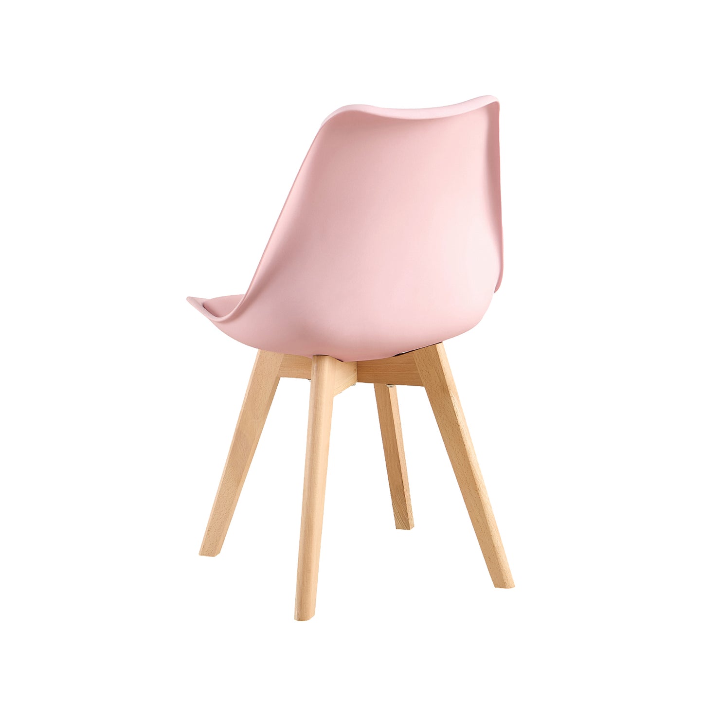 Chaises de salle à manger TULIP rembourrées (Lot de 2/4) - Rose