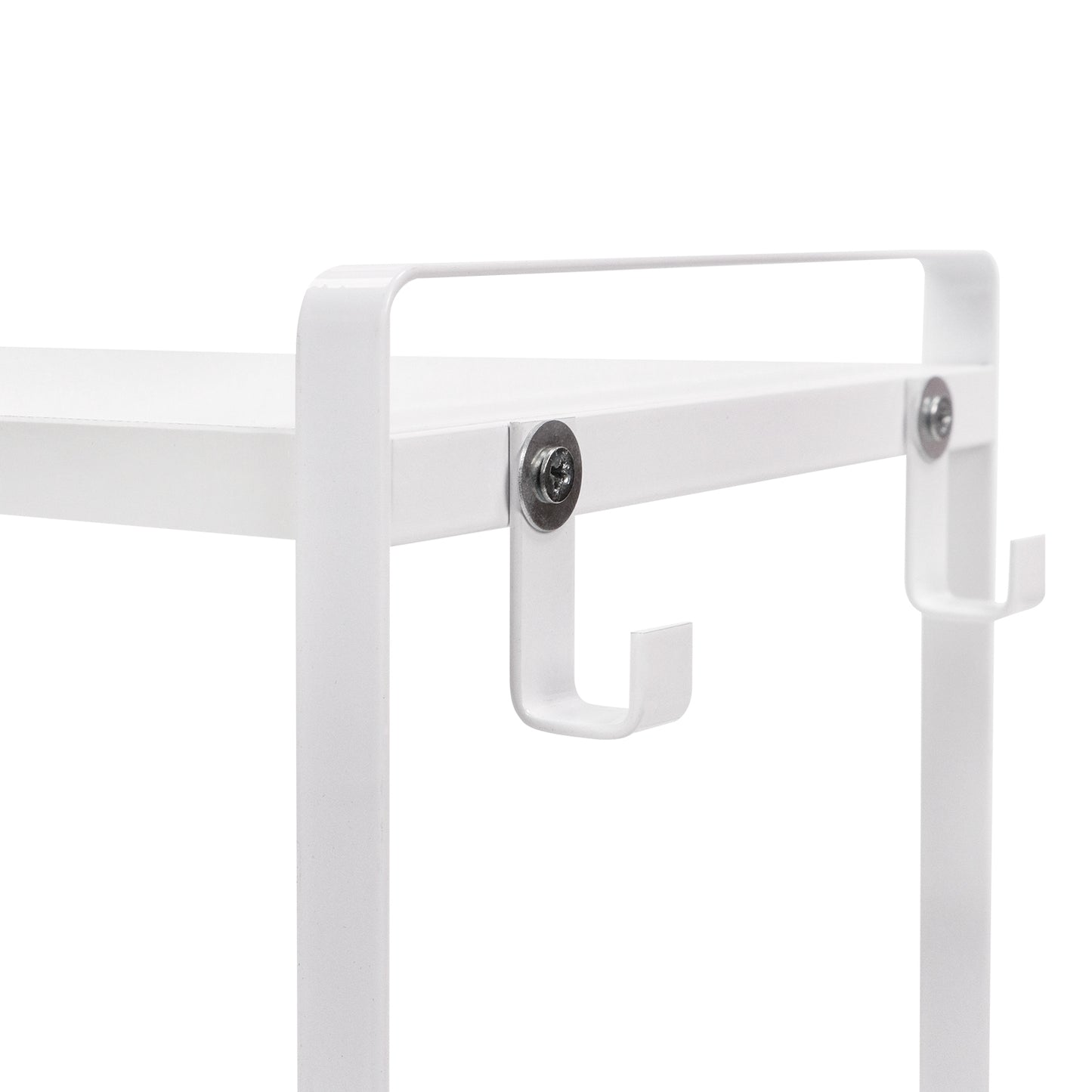 PONCE Étagère de rangement empilable pour cuisine, gain de place, 1/3/5 pièces - Feu/Bois/Blanc