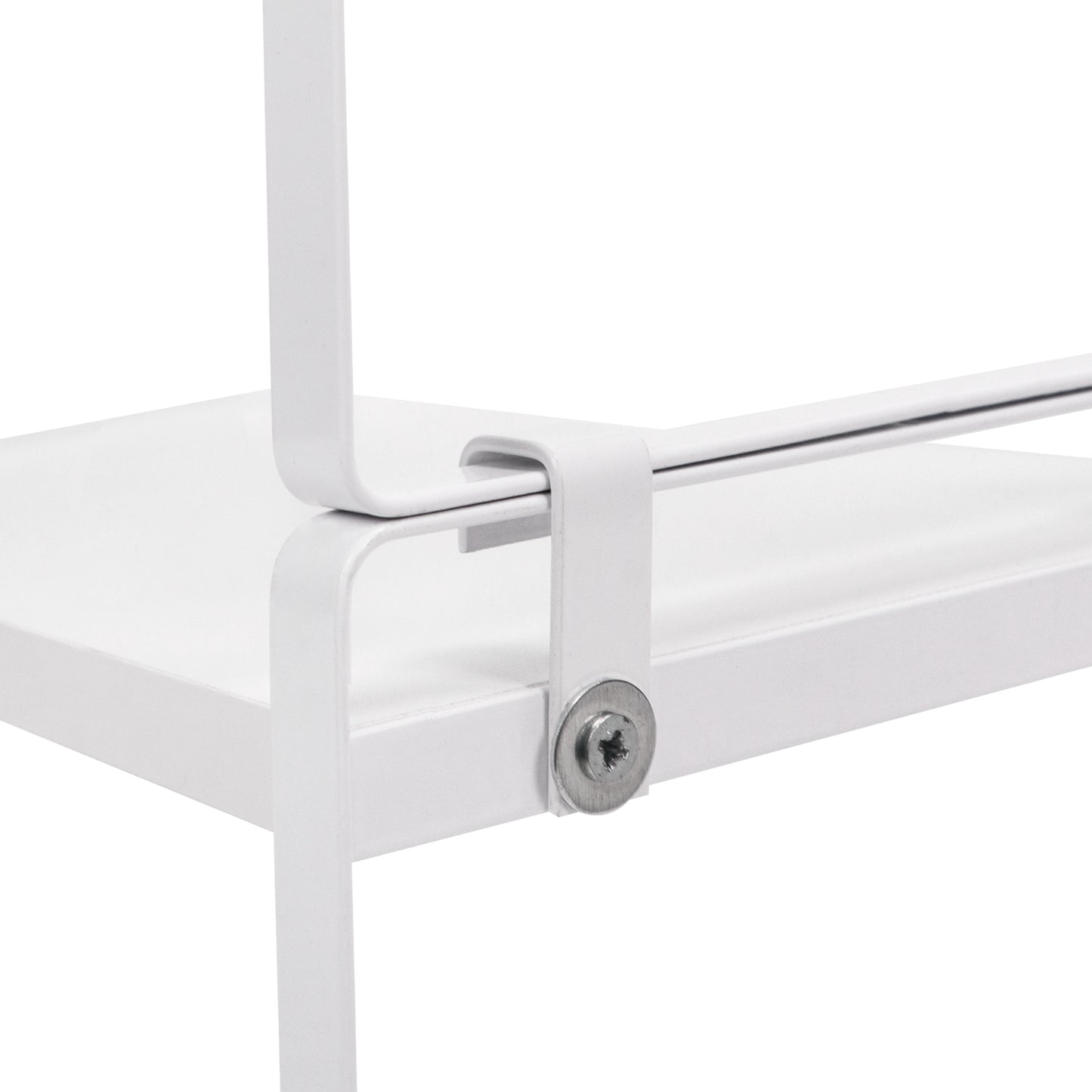 PONCE Étagère de rangement empilable pour cuisine, gain de place, 1/3/5 pièces - Feu/Bois/Blanc