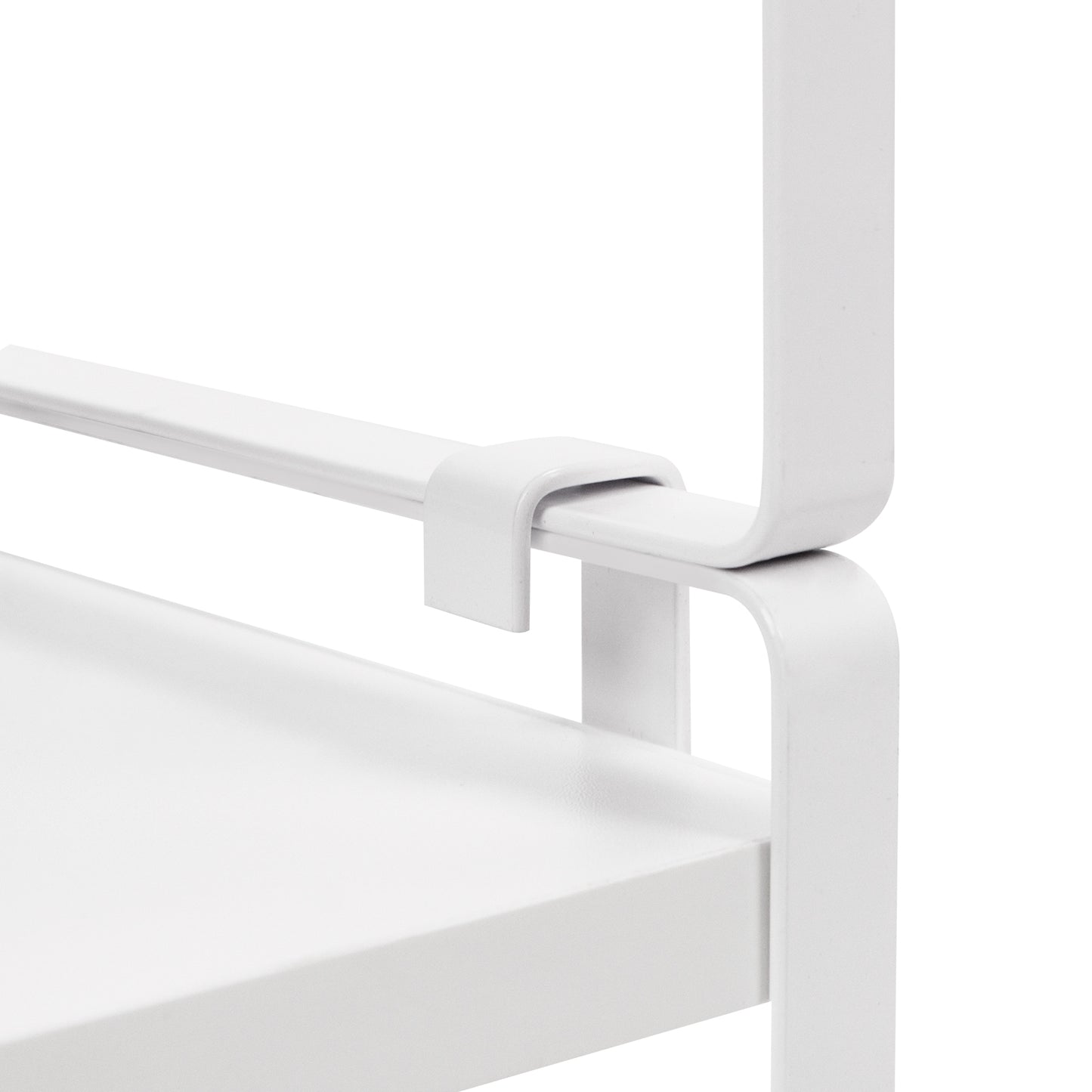 PONCE Étagère de rangement empilable pour cuisine, gain de place, 1/3/5 pièces - Feu/Bois/Blanc