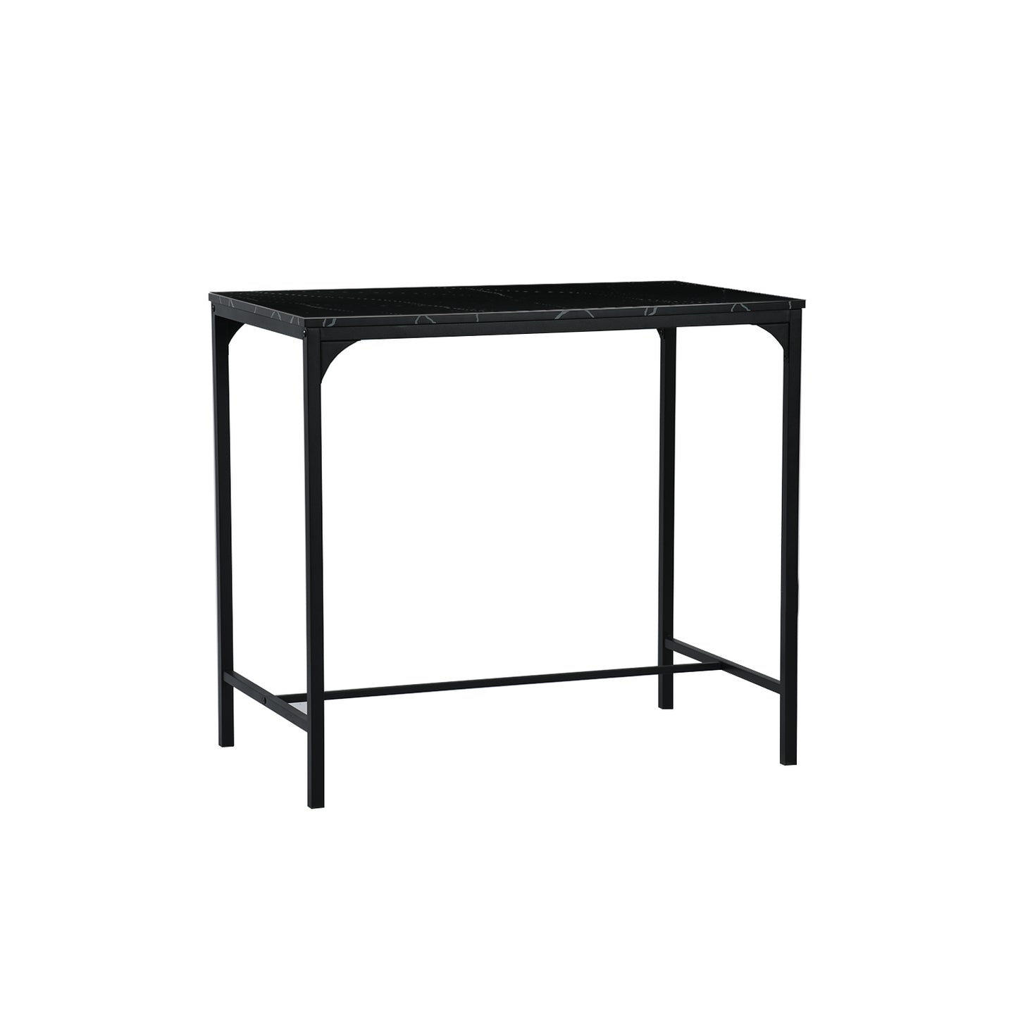 FAIRMAN Ensemble De Table De Bar Avec 1 Table Et 4 Chaises
