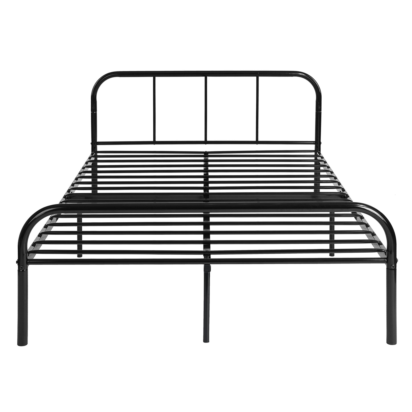 MILO Lit Simple/Double en Métal 94 * 196 cm/143 * 196 cm - Noir