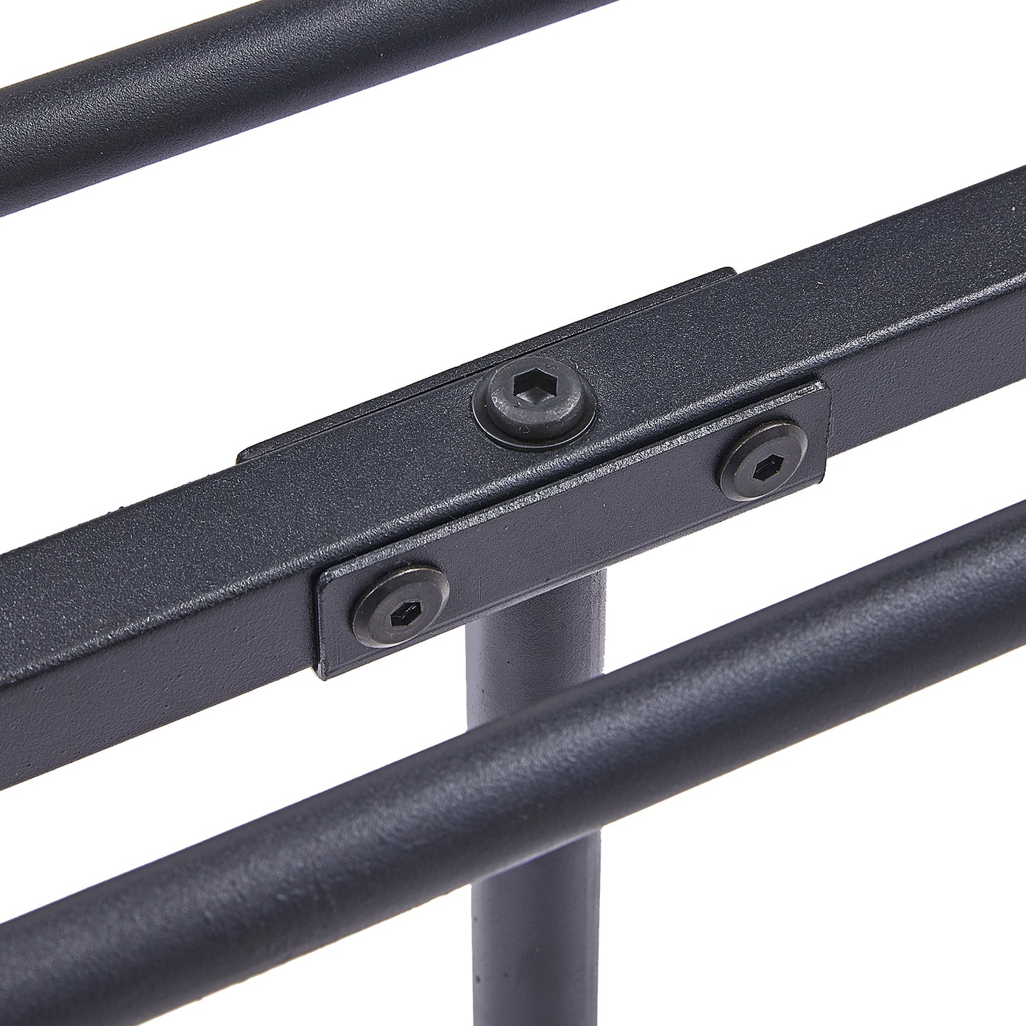 MILO Lit Simple/Double en Métal 94 * 196 cm/143 * 196 cm - Noir