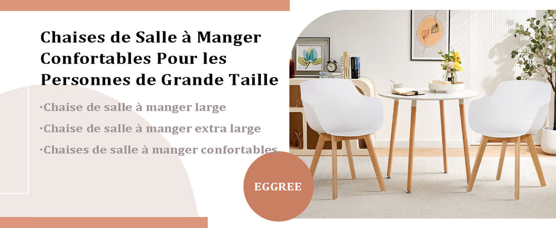 Chaises de Salle à Manger Confortables Pour les Personnes de Grande Taille