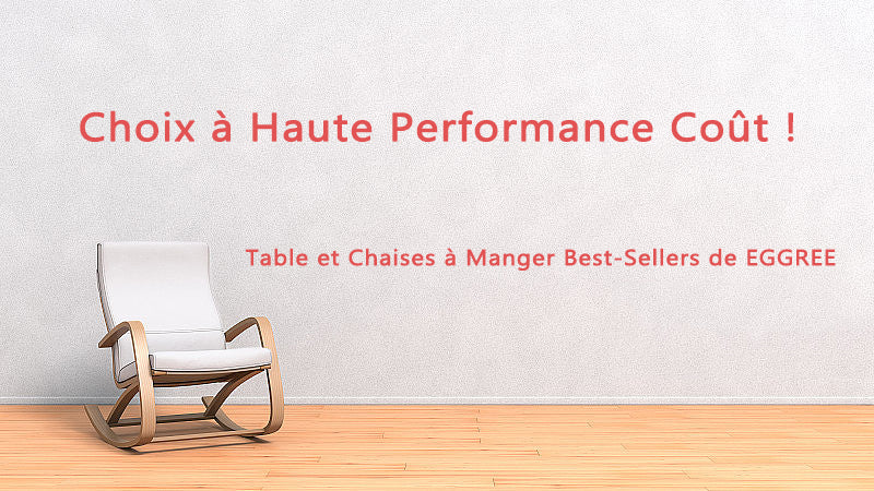 Choix à Haute Performance Coût ! Table et Chaises à Manger Best-Sellers de EGGREE