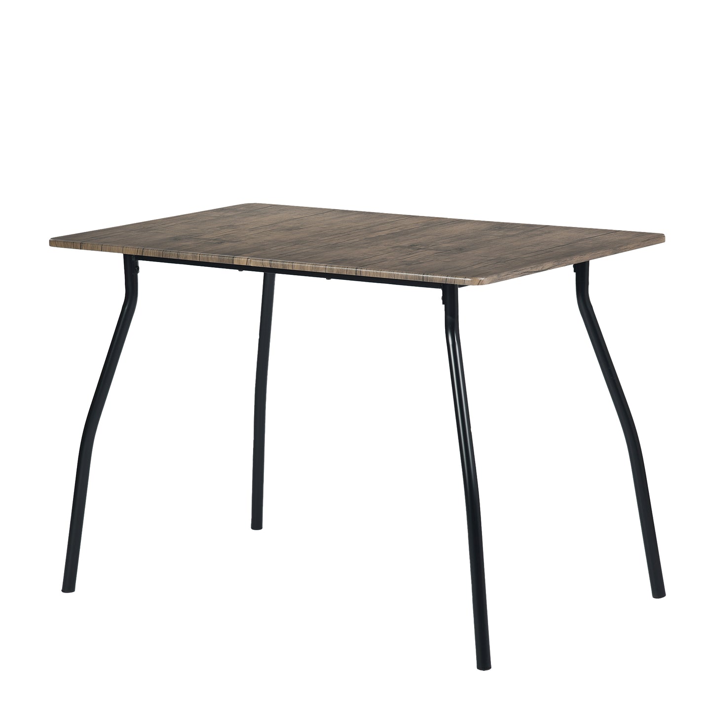 Ensemble Table Modulaire REEDER et 4 Chaises - Chêne/Noir