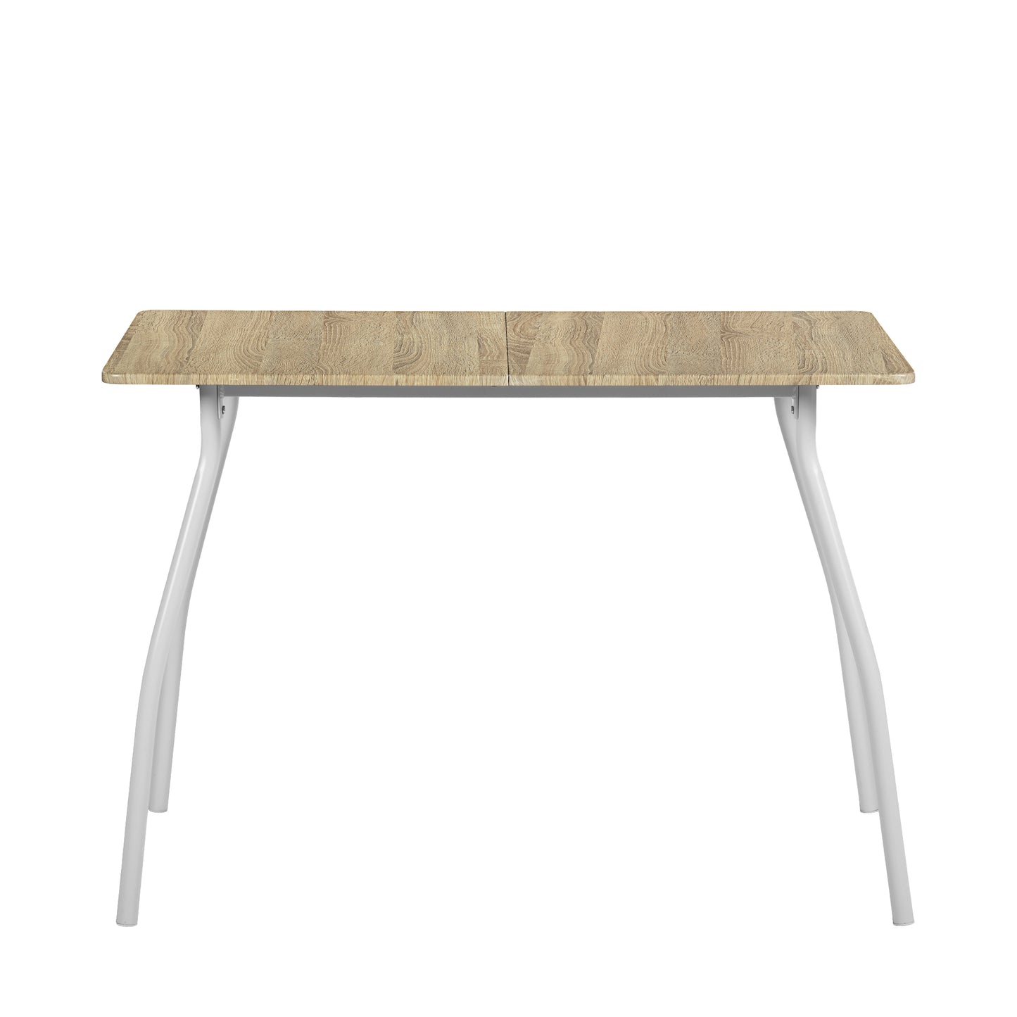 Ensemble Table Modulaire REEDER et 4 Chaises - Chêne/Noir