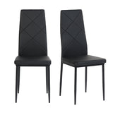 ANN-DIAMOND Chaises d'appoint rembourrées (Ensemble de 2)