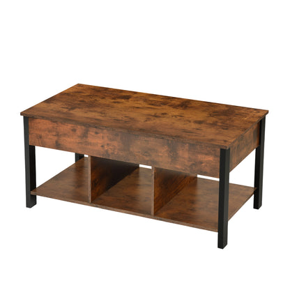 BAGGS Table basse relevable avec rangement