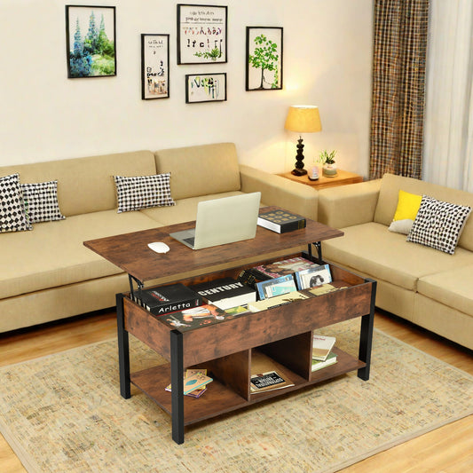 BAGGS Table basse relevable avec rangement