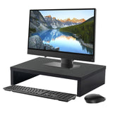 Support de moniteur de bureau Longueur 36 cm/40 cm - Noir/Blanc-BROOKE