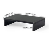 Support de moniteur de bureau Longueur 36 cm/40 cm - Noir/Blanc-BROOKE