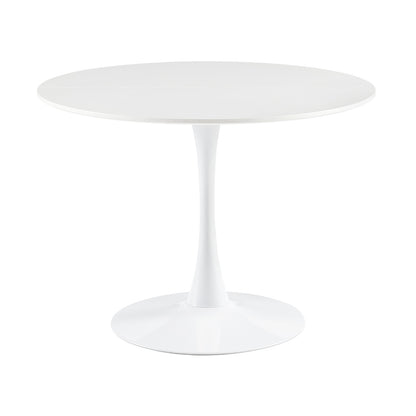 Table à manger à tréteaux TULIP 100 cm - Blanc