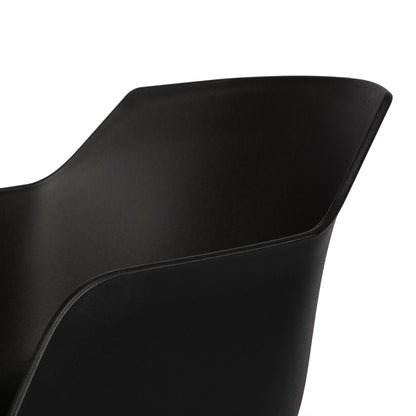 Chaises Scandinaves de Salle à Manger en Bein Hêtre avec  Lot de 2/4 - Noir/Blanc/Gris-CLOVER