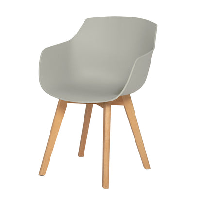 Chaises Scandinaves de Salle à Manger en Bein Hêtre avec  Lot de 2/4 - Noir/Blanc/Gris-CLOVER