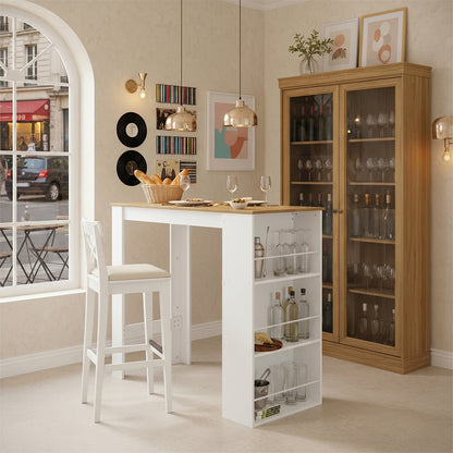Table de cuisine et de bar à 3 étagères – Table haute
