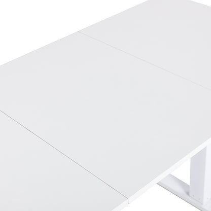 Bureau Électrique à Hauteur Réglable Blanc 120 x 60 cm - DREXEL