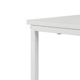 Table d'appoint 40 cm avec pieds en fer - Blanc - ELAND