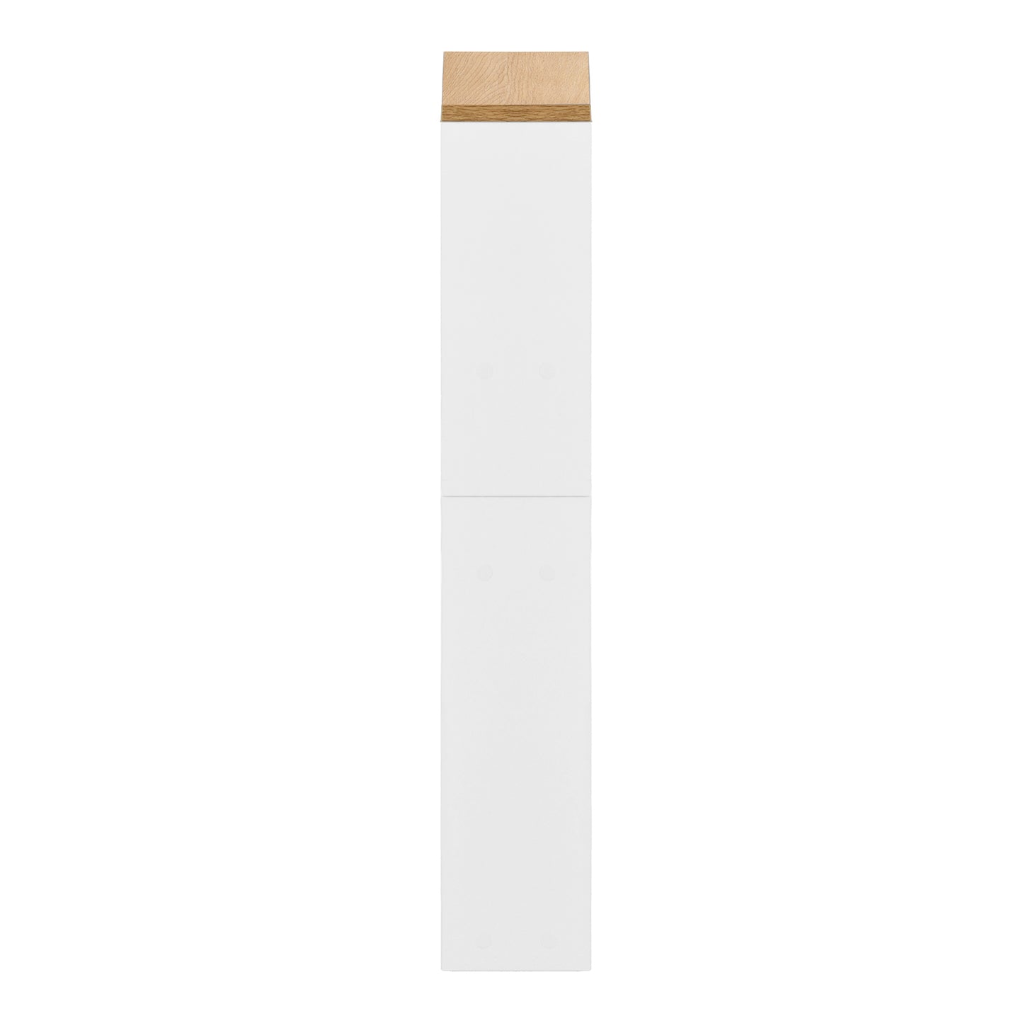 Chariot de rangement étroit à roulettes à 4 niveaux, design fin pour cuisine - Couleur feu/Blanc - ENTIAT