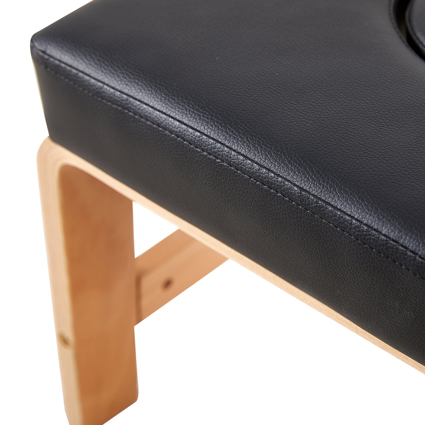 Banc de poirier de yoga, chaise d'inversion de yoga pour le renforcement du noyau - Noir