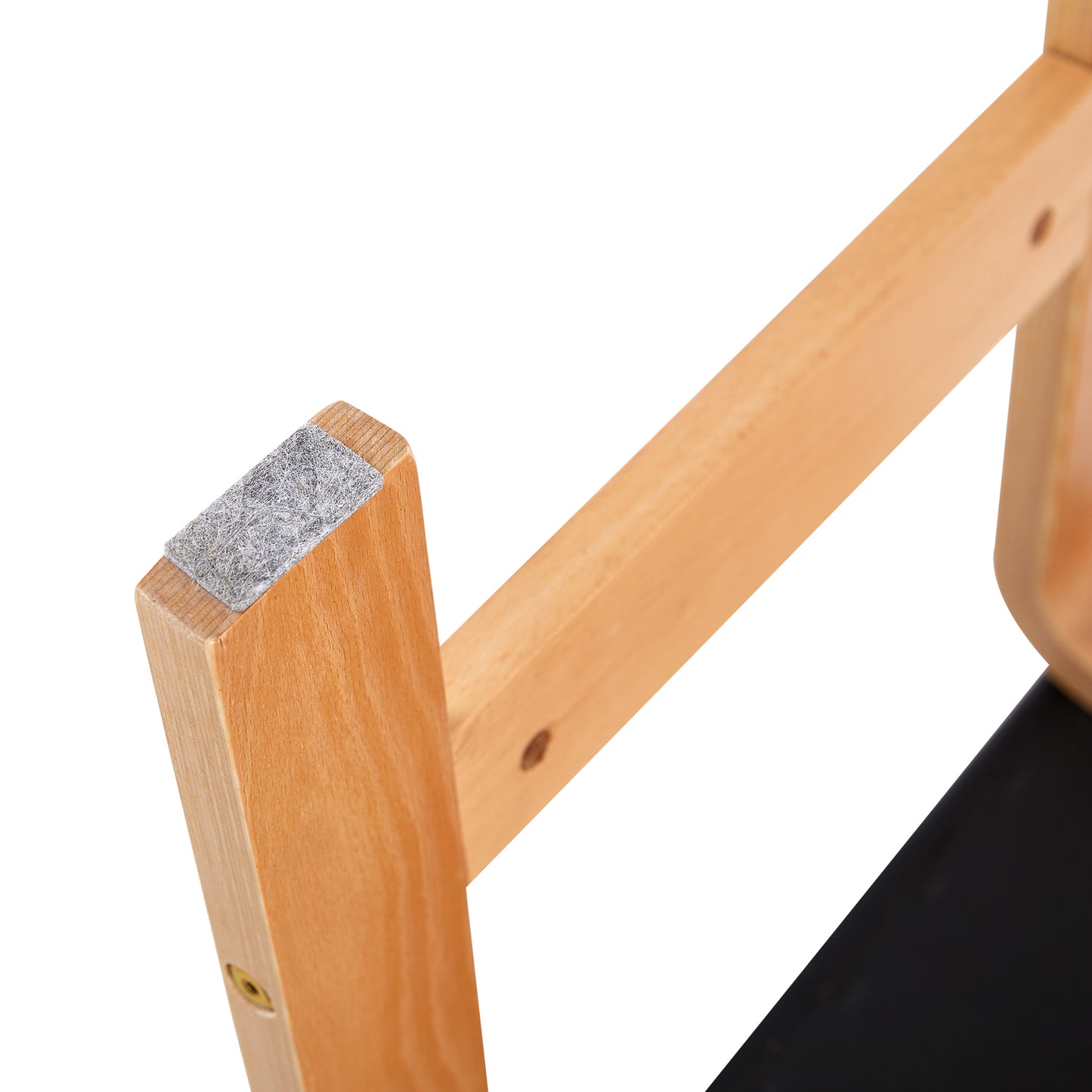 Banc de poirier de yoga, chaise d'inversion de yoga pour le renforcement du noyau - Noir