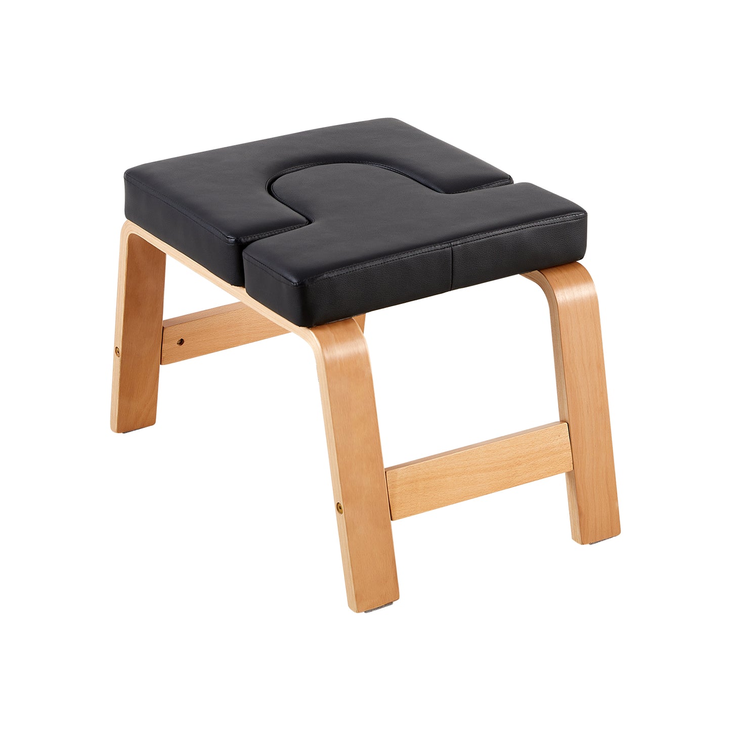 Banc de poirier de yoga, chaise d'inversion de yoga pour le renforcement du noyau - Noir