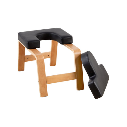 Banc de poirier de yoga, chaise d'inversion de yoga pour le renforcement du noyau - Noir