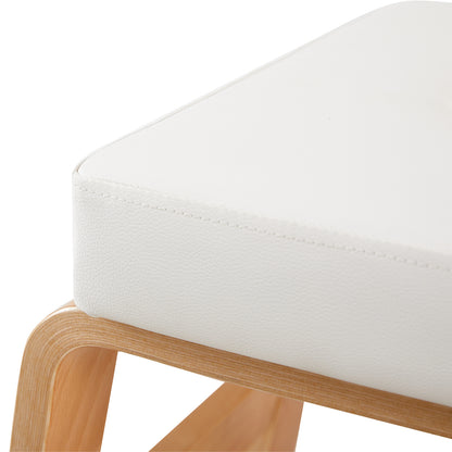 Banc de poirier de yoga, chaise d'inversion de yoga pour le renforcement du noyau - Blanc/Noir