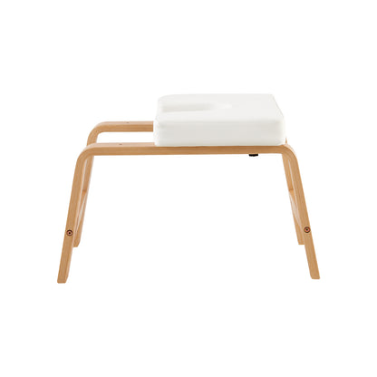 Banc de poirier de yoga, chaise d'inversion de yoga pour le renforcement du noyau - Blanc/Noir