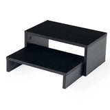 Support de moniteur de bureau Longueur 36 cm/40 cm - Noir/Blanc-BROOKE