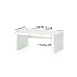 Support de moniteur de bureau Longueur 36 cm/40 cm - Noir/Blanc-BROOKE