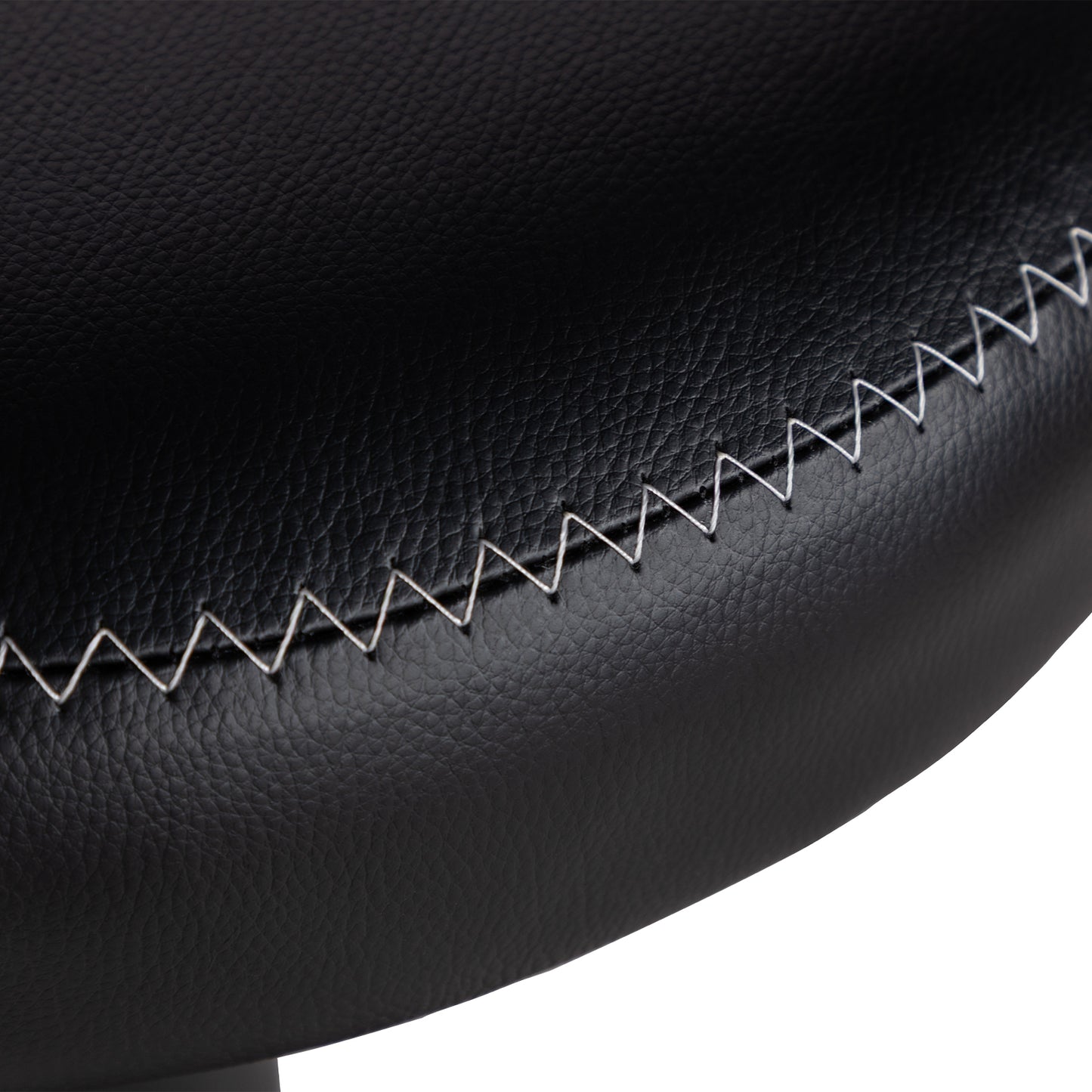 Tabourets de bar modernes réglables HAZLET avec repose-pieds, lot de 2 - Noir