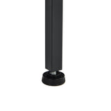 Petite table d'appoint 40 cm avec pieds en fer - Noir - HINES