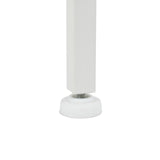 Petite table d'appoint 40 cm avec pieds en fer - Blanc - HINES