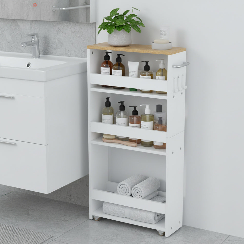 Étagère à épices étroite à glisser, 4 niveaux - LAMKIN