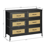 Meuble de rangement 97 cm avec pieds en fer - Noir - LOYD